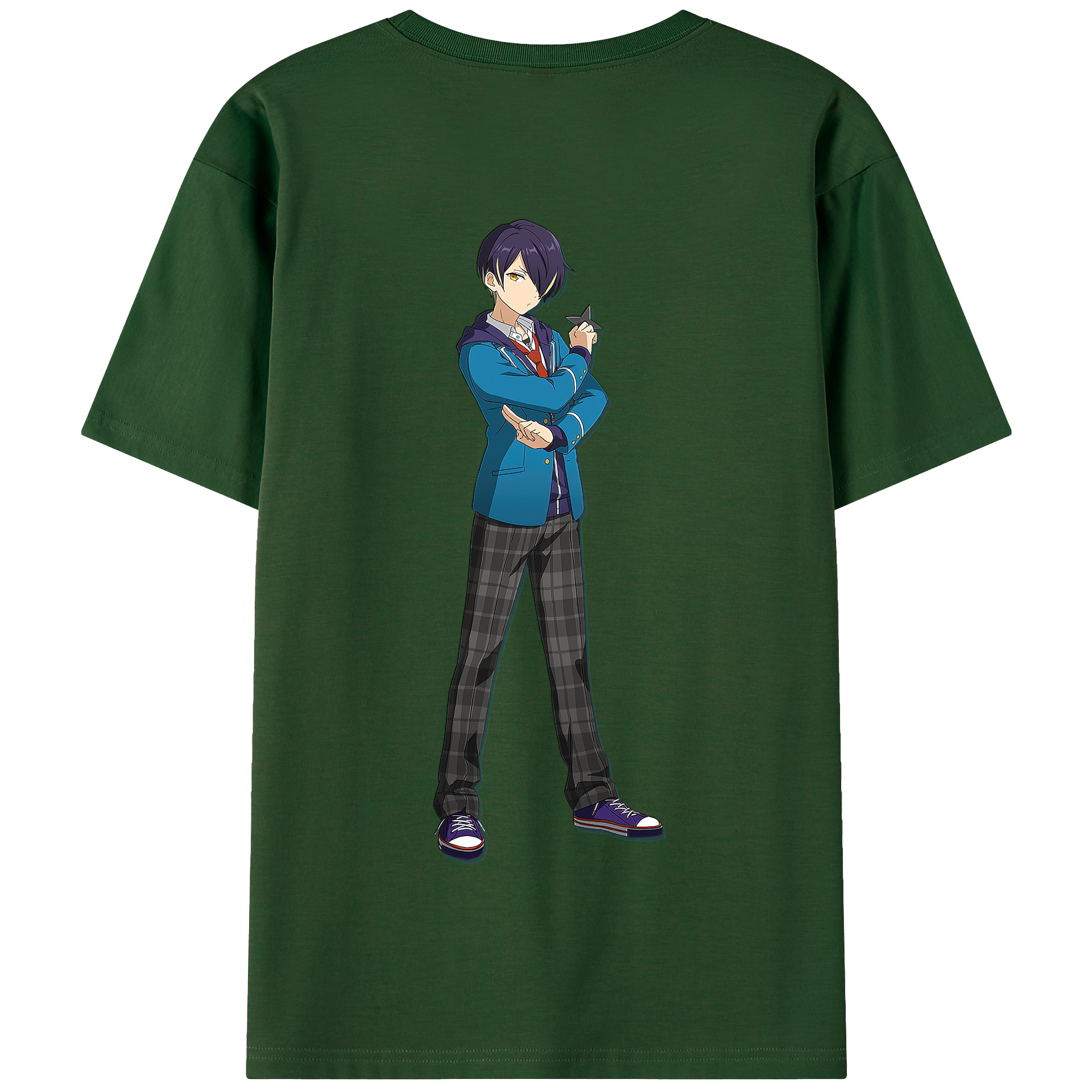 （画像用） あんさんぶるスターズ! Ensemble Stars 綿100％半袖Tシャツ（背面プリント）